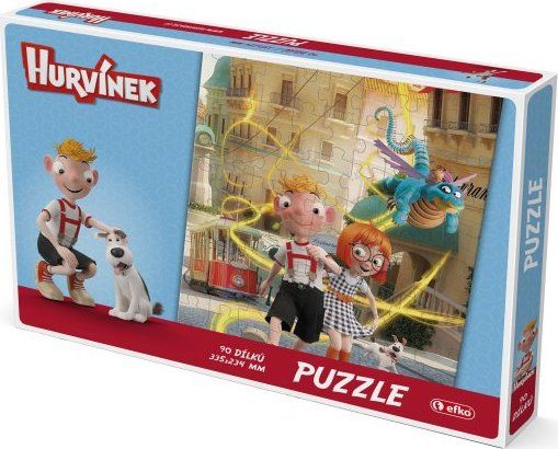 EFKO Puzzle Hurvínek a kouzelné muzeum: Dobrodružství 90 dílků - obrázek 1
