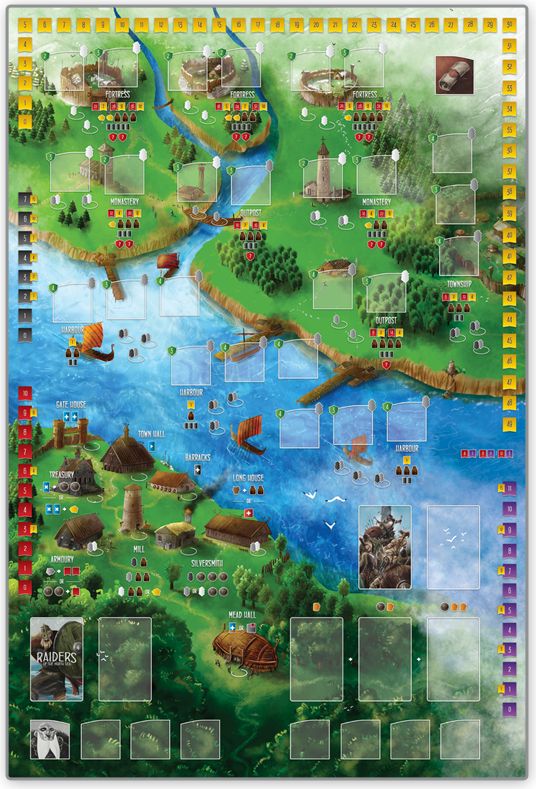 Raiders of the North Sea: Neoprene Playmat - obrázek 1
