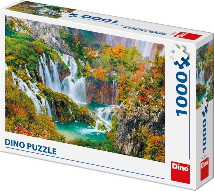 DINO Puzzle Plitvická jezera, Chorvatsko 1000 dílků - obrázek 2