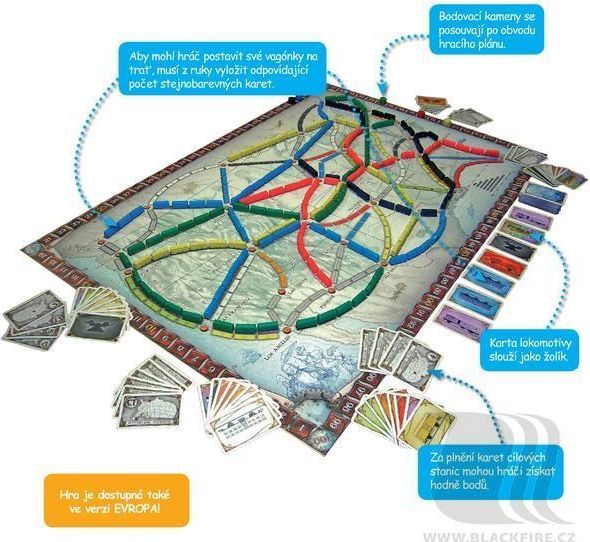 Days of wonder Ticket to Ride: Základní hra - obrázek 3