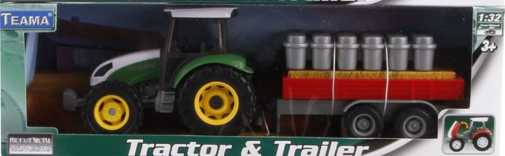 Traktor s přívěsem - obrázek 1