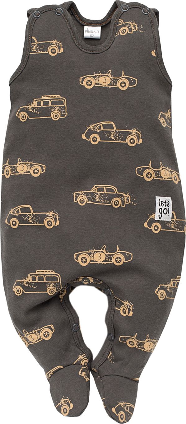 PINOKIO Dupačky Old Cars vel. 56 – grafitové - obrázek 1