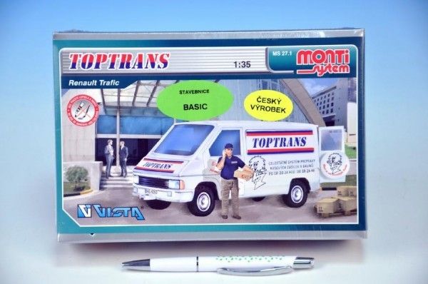 VISTA Stavebnice Monti 27.1 Toptrans Trafic 1:35 v krabici 22x15x6cm - obrázek 1