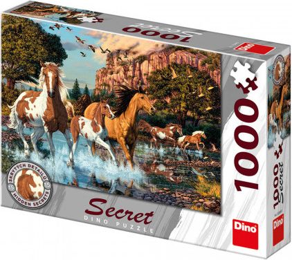 Dino Koně secret collection 1000 dílků - obrázek 1