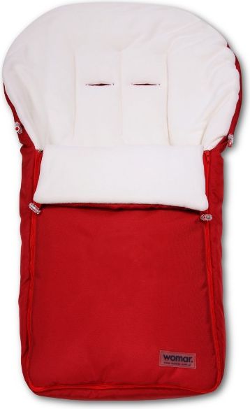 Fusák Womar – fleece - červený - obrázek 1
