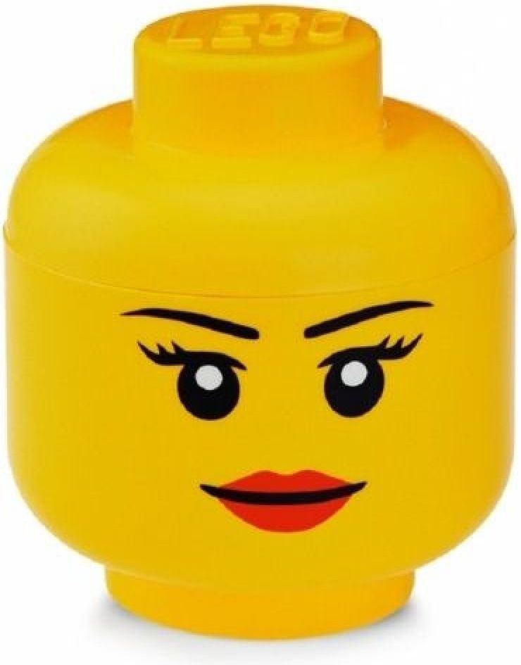 Room LEGO úložná hlava velikost S dívka - obrázek 1