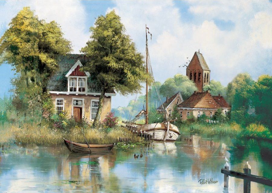 ART PUZZLE Puzzle Zpátky doma 1000 dílků - obrázek 1