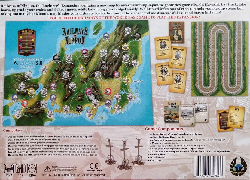 Eagle-Gryphon Games Railways of the World: Nippon Expansion - obrázek 2