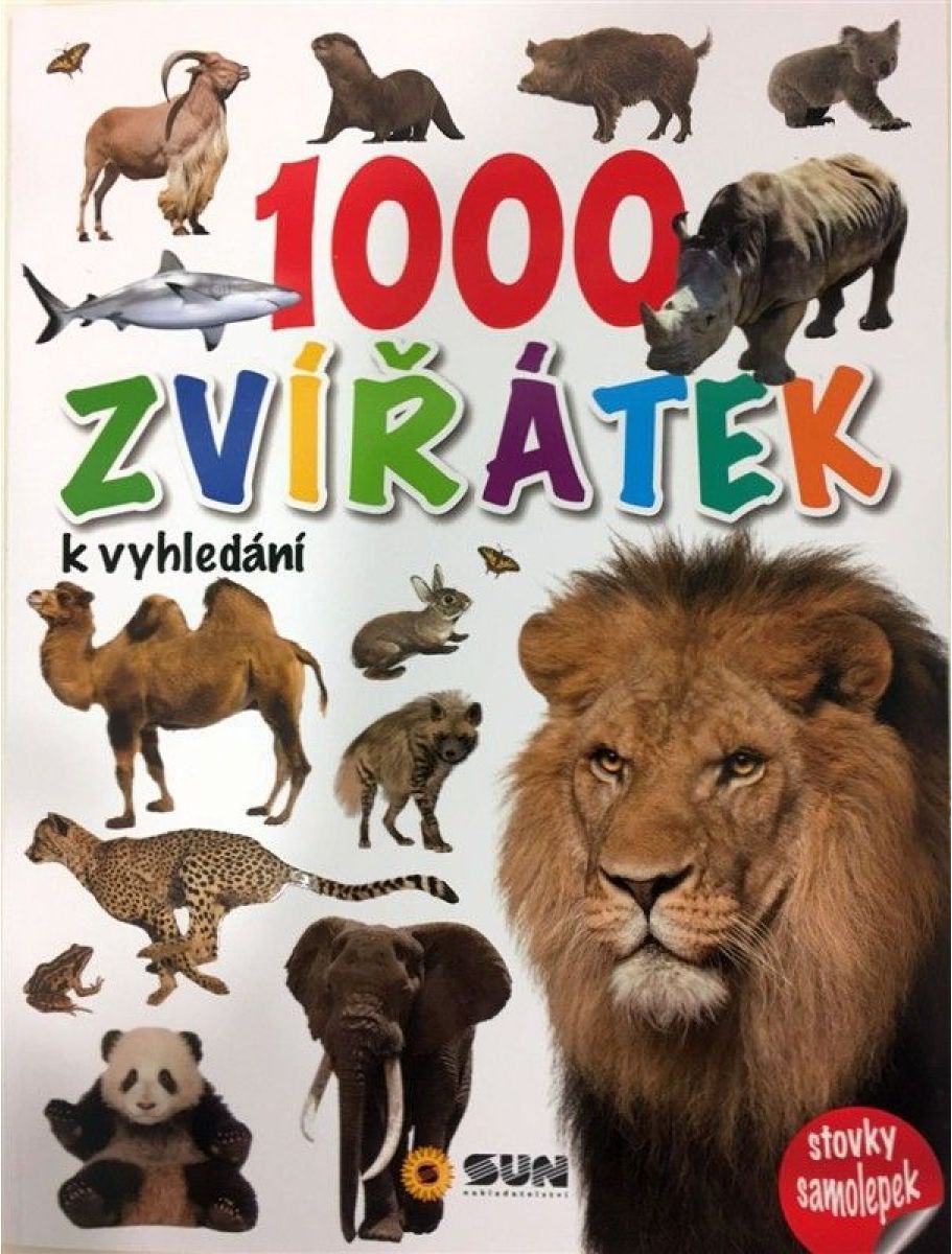 1000 Zvířátek k vyhledání Samolepky - obrázek 1