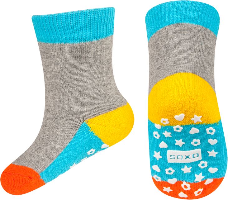 Dětské termo ponožky SOXO WINTER tyrkys Velikost: 22-24 - obrázek 1