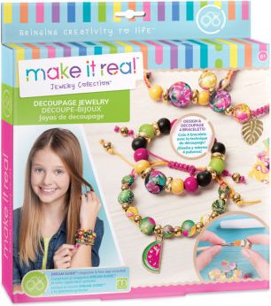 MAKE IT REAL Decoupage náramky - obrázek 1