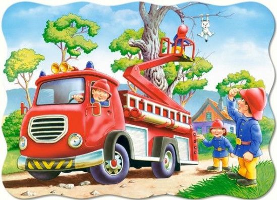 CASTORLAND Puzzle Záchrana koťátka 30 dílků - obrázek 1