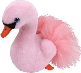 Beanie Babies Odette růžová labuť 15 cm - obrázek 1