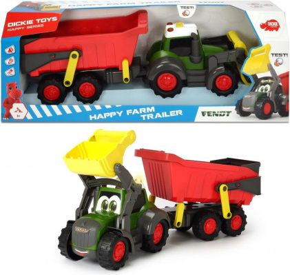 Happy Traktor s přívěsem 65 cm - obrázek 1