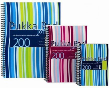 Blok "Jotta", mix barev, linkovaný, drátěná kroužková vazba, A4, 100 listů, PUKKA PAD - obrázek 1