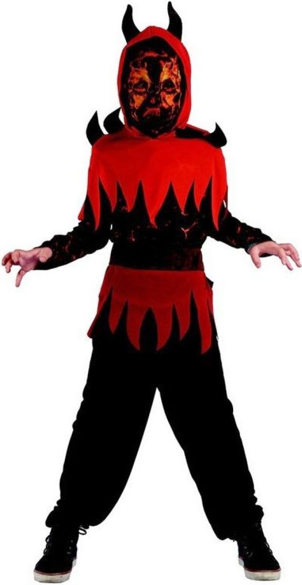 Made Dětský karnevalový kostým ďábel M 120 - 130 cm - obrázek 1