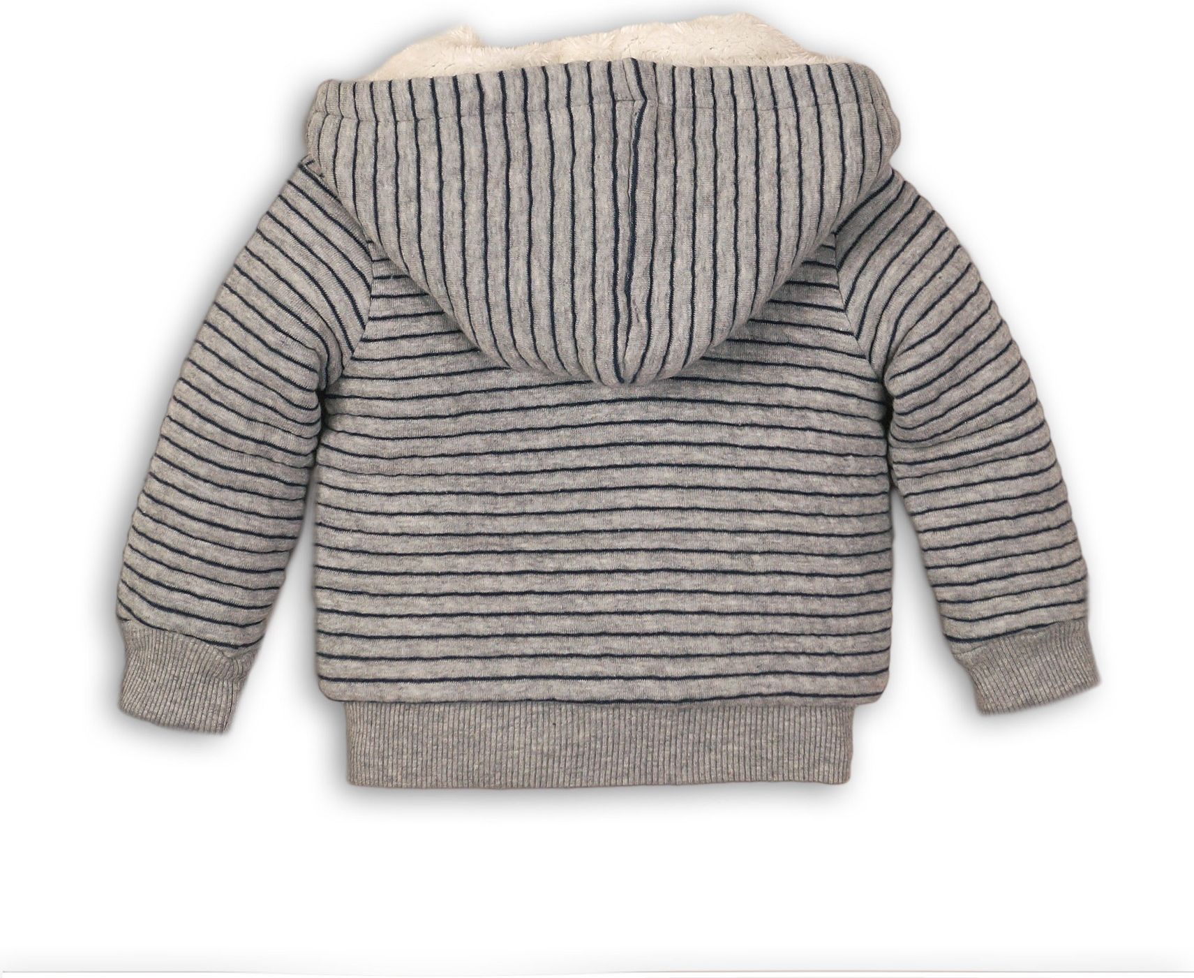DIRKJE Mikina s kapucí B-SO FRESH ALWAYS BE YOURSELF 92 Grey - Navy - obrázek 2