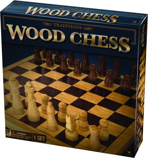 Spin Master games Klasické dřevěné šachy - obrázek 1