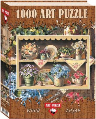 ART PUZZLE Dřevěné puzzle Zahradní police 1000 dílků - obrázek 1