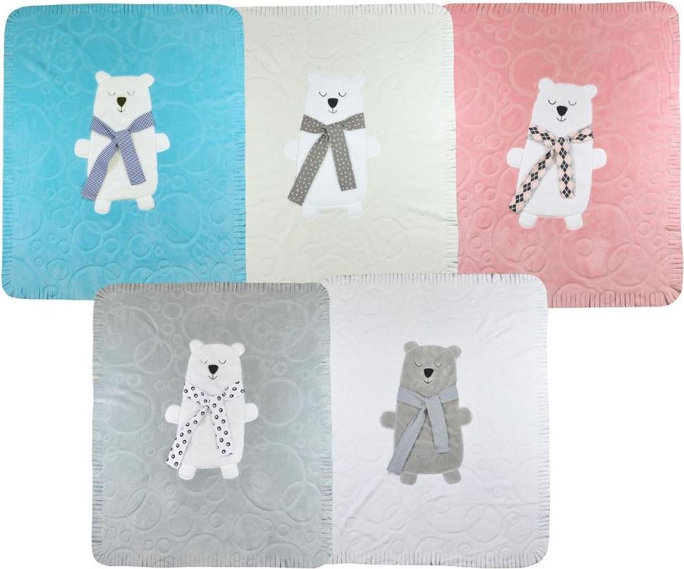 Dětská deka Koala Polar Bear bílá - obrázek 2