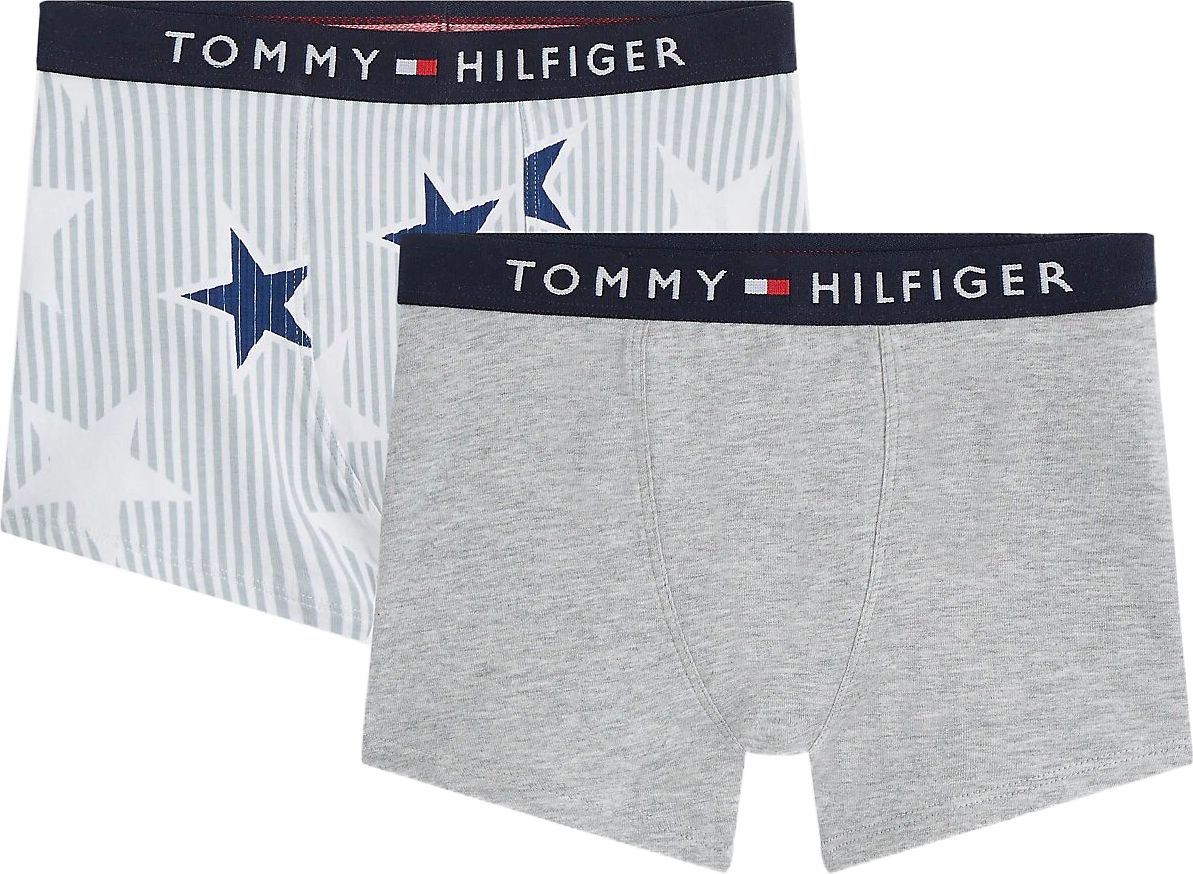 Tommy Hilfiger barevný 2 PACK chlapeckých boxerek 2PK Trunk Stars - 8-10 - obrázek 1
