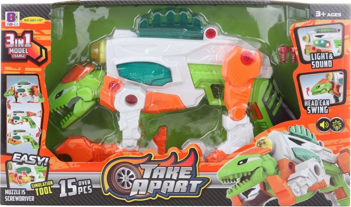 Lamps Robot Dinosaurus plastový na baterie - obrázek 1