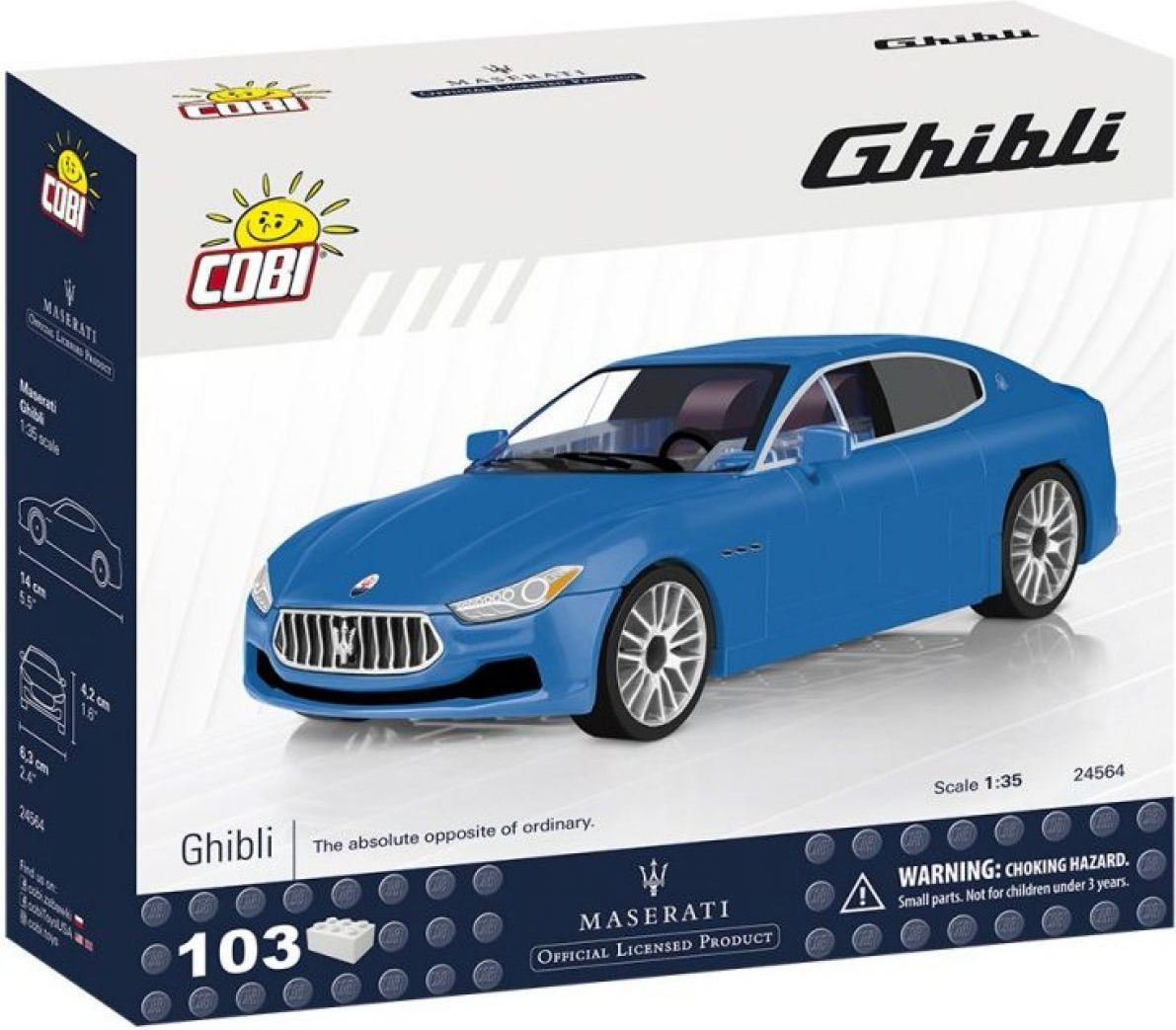 Cobi 24563 Maserati Ghibli 103 dílků - obrázek 1