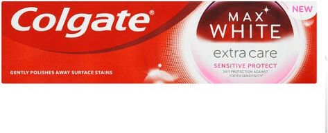 Colgate Zubní pasta pro citlivé zuby s bělicím účinkem Max White Extra Care Sensitive 75 ml - obrázek 1