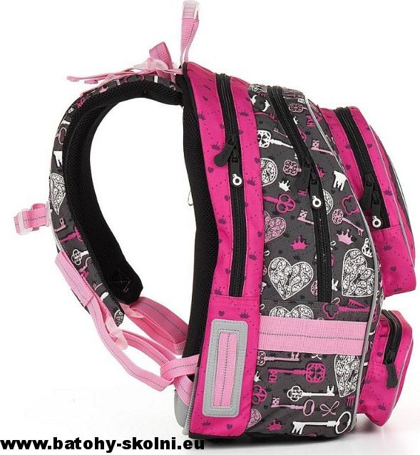 Školní batoh Topgal Princezna CHI 875 H Pink - Doprava Zdarma - obrázek 3