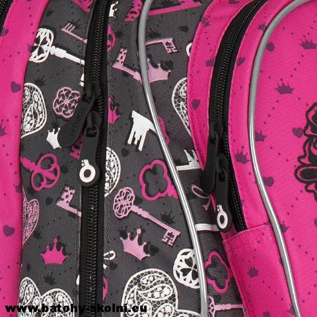 Školní batoh Topgal Princezna CHI 875 H Pink - Doprava Zdarma - obrázek 8