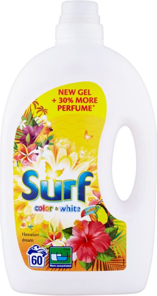 SURF Color+White Hawaiian dream (60 dávek) – prací gel - obrázek 1