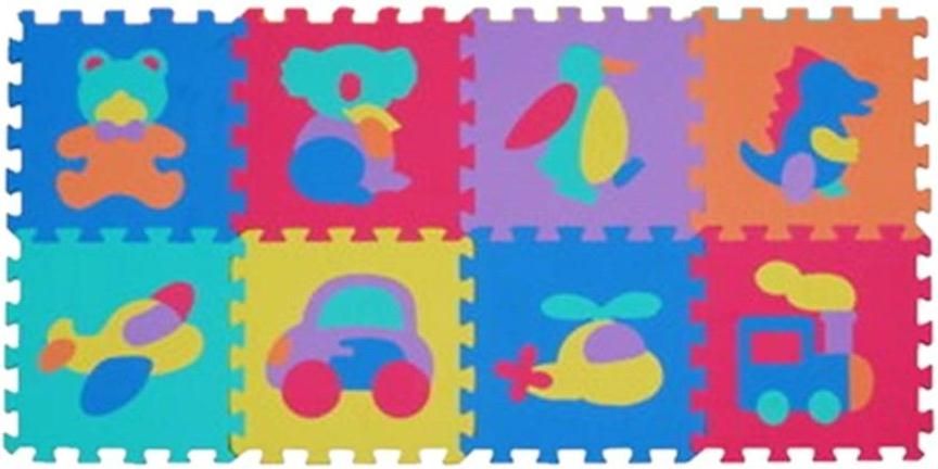 Pěnové puzzle zvířátka a dopravní prostředky 9 ks - obrázek 1