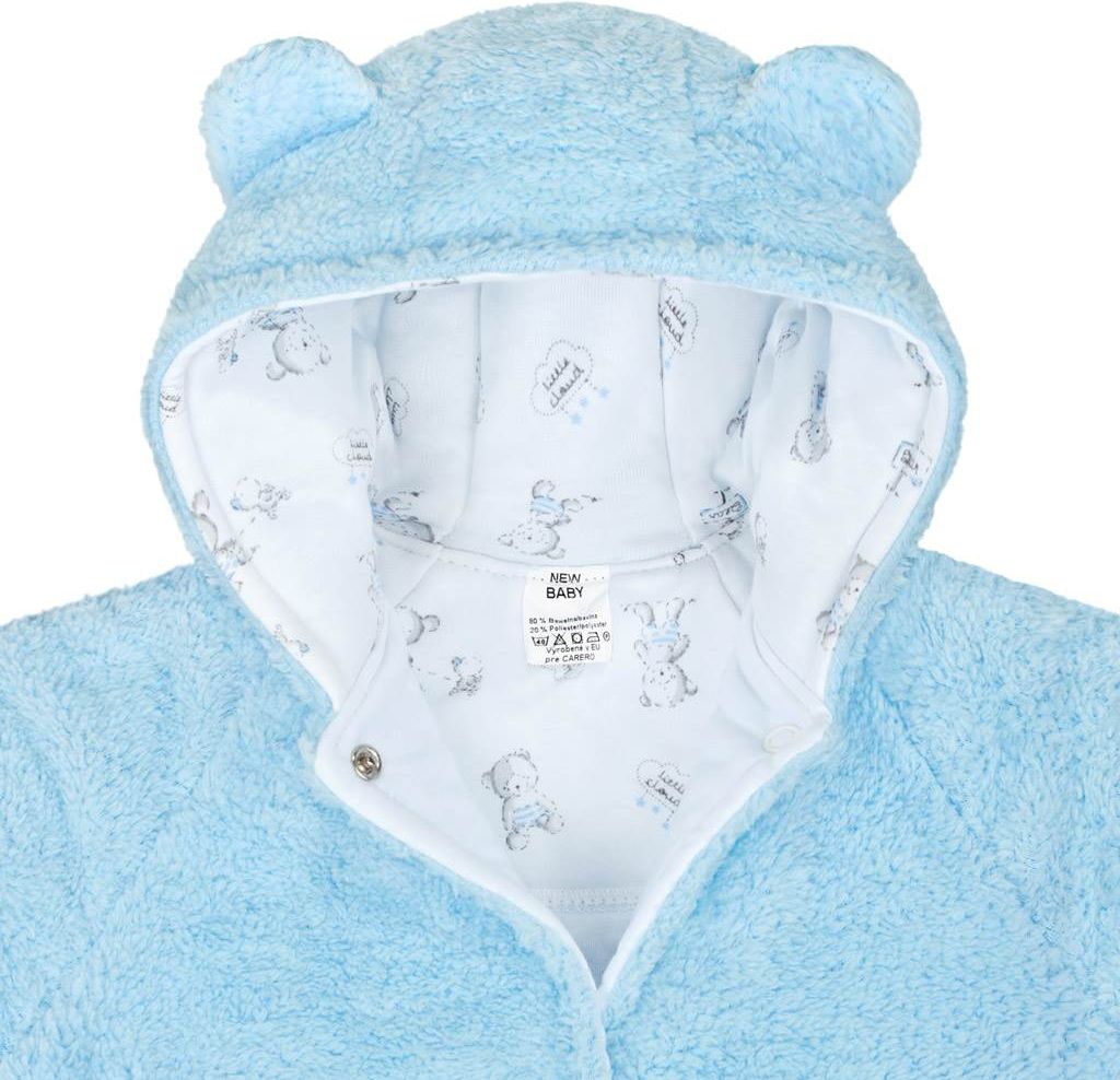 Zimní kabátek New Baby Nice Bear modrý - 80 (9-12m) - obrázek 3