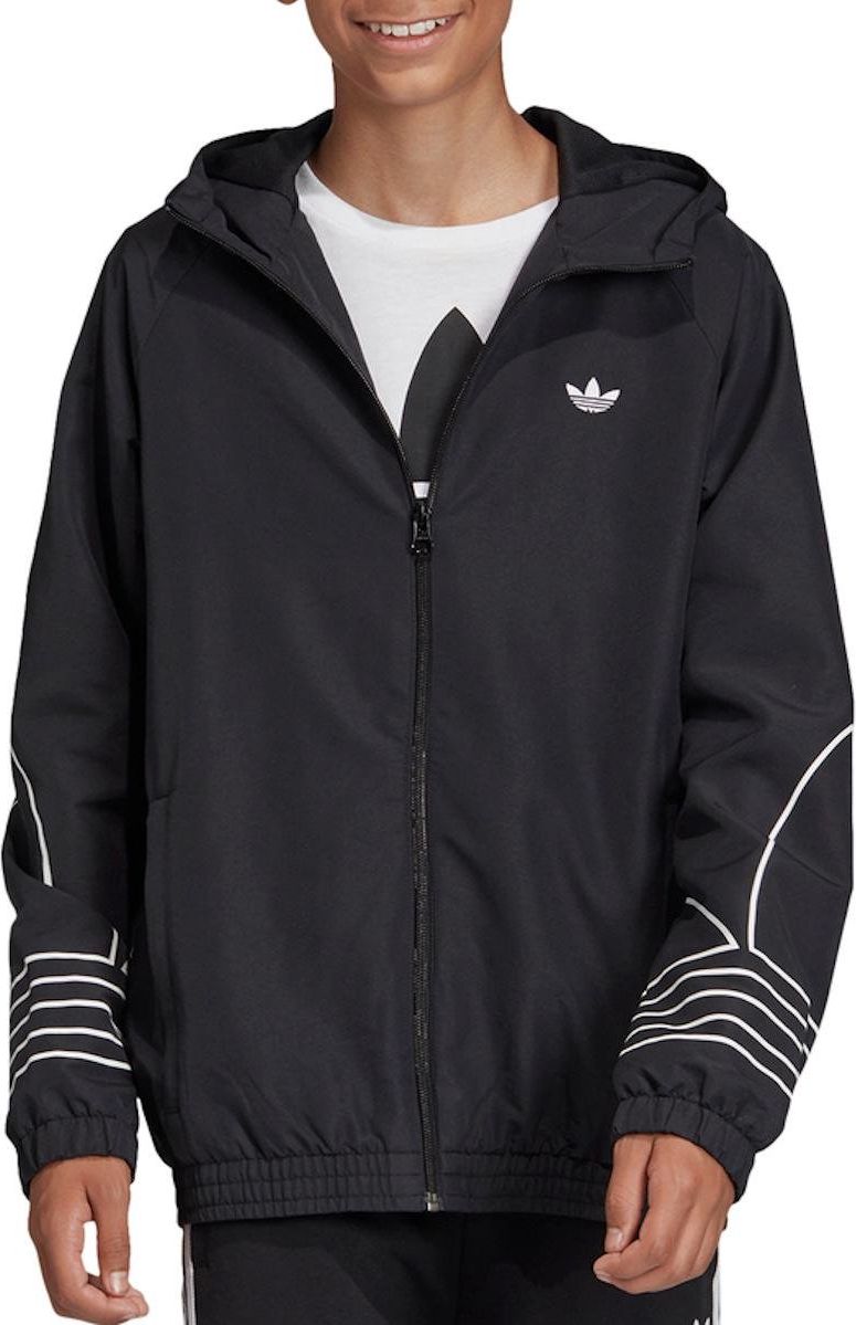 Bunda s kapucí adidas Originals OUTLINE WB ed7855 Velikost 128 - obrázek 1