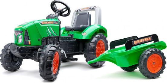 Alltoys Falk Traktor šlapací Supercharger zelený - obrázek 1
