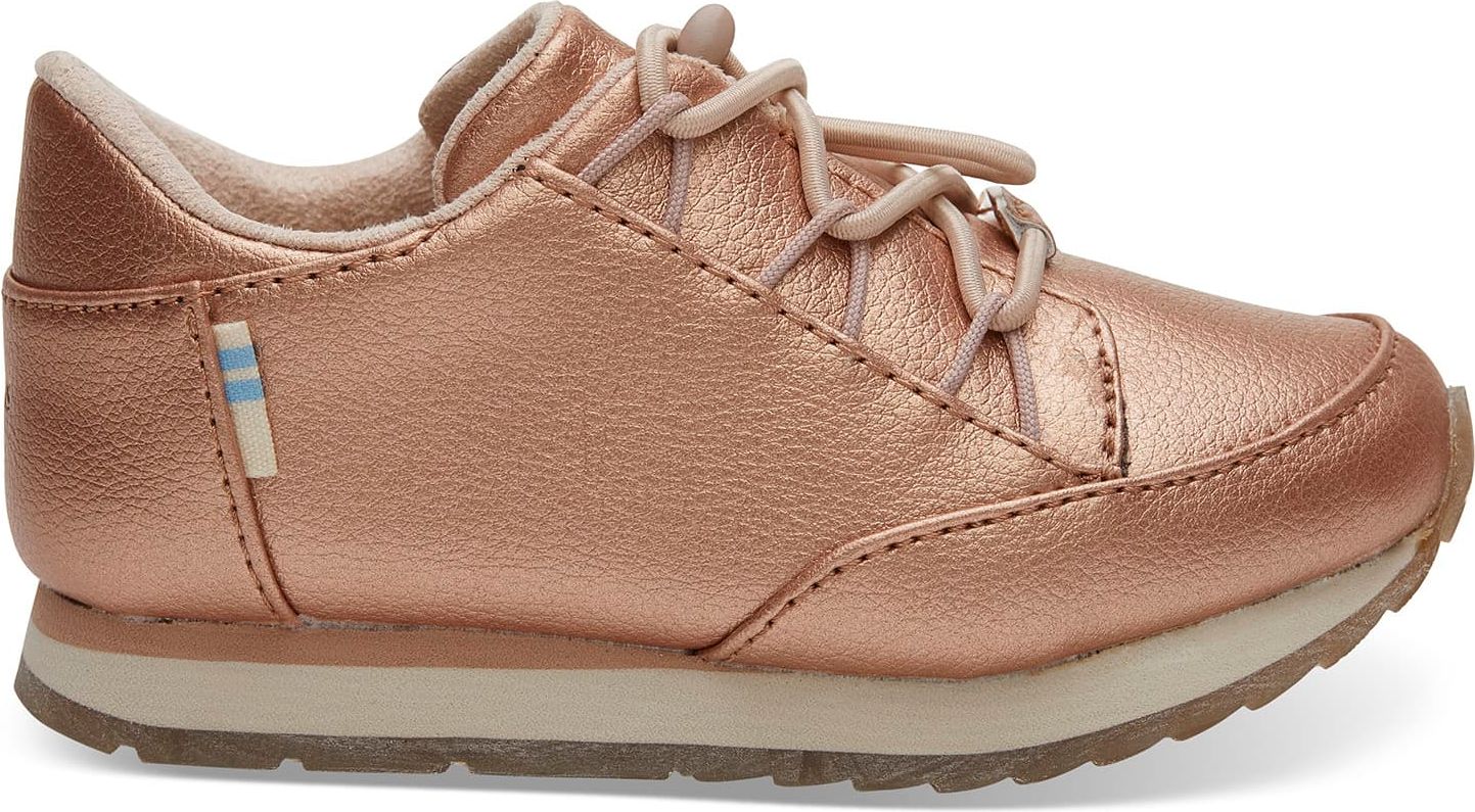 Toms bronzové dětské tenisky Bixby Rose Gold Pearlized - 22 - obrázek 1