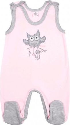 Kojenecké dupačky New Baby Owl růžové, Růžová, 86 (12-18m) - obrázek 1