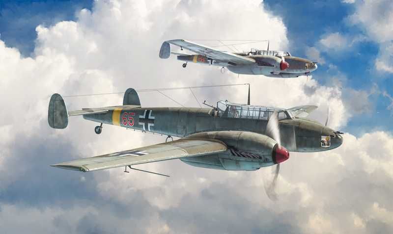 ITALERI Model Kit letadlo 2794 - BF 110 C/D (1:48) - obrázek 7