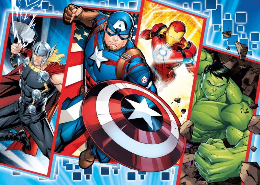 CLEMENTONI Puzzle Avengers MAXI 24 dílků - obrázek 1