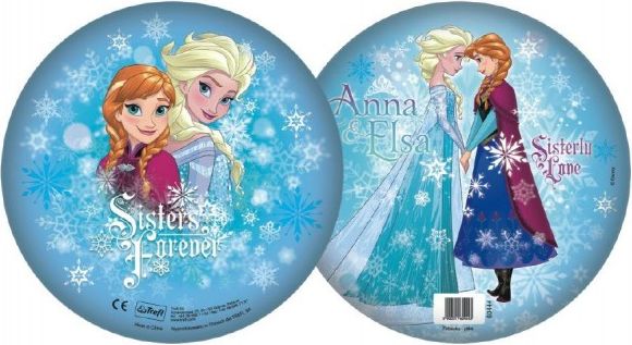Míč Anna a Elsa průměr 23cm Frozen/Ledové království - obrázek 1