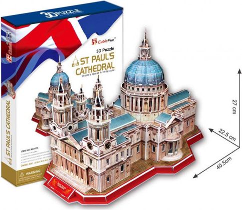 CUBICFUN 3D puzzle Katedrála svatého Pavla 107 dílků - obrázek 1