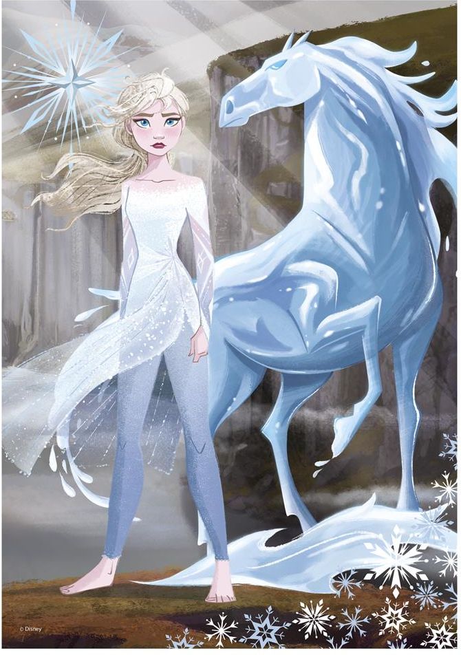 DINO FROZEN II 100XL neon Puzzle - obrázek 2