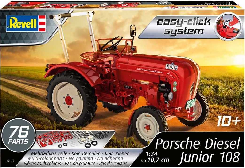 REVELL EasyClick traktor 07820 - Porsche Diesel Junior 108 (1:24) - obrázek 2