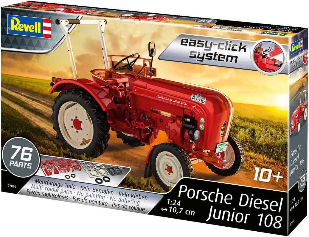 REVELL EasyClick traktor 07820 - Porsche Diesel Junior 108 (1:24) - obrázek 3