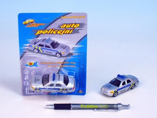 Auto policie kov/plast 7cm na kartě - obrázek 2