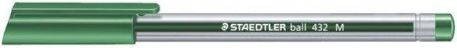 Kuličkové pero "Ball", zelená, 0,5 mm, s uzávěrem, STAEDTLER - obrázek 1
