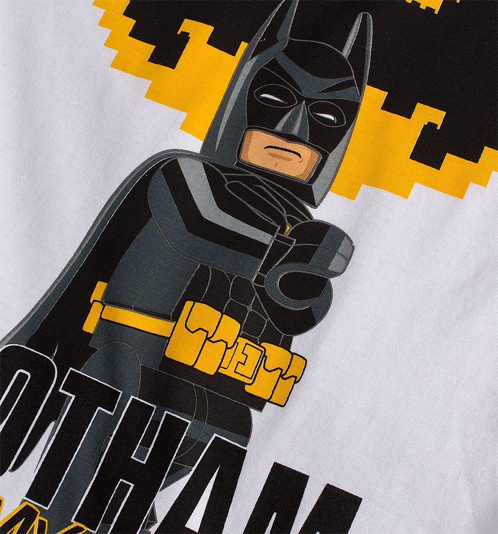 Chlapecké pyžamo LEGO BATMAN GOTHAM bílé Velikost: 104 - obrázek 3