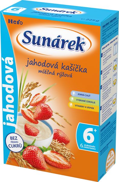 Hero Sunárek Jahodová 3 x 225 g - obrázek 2