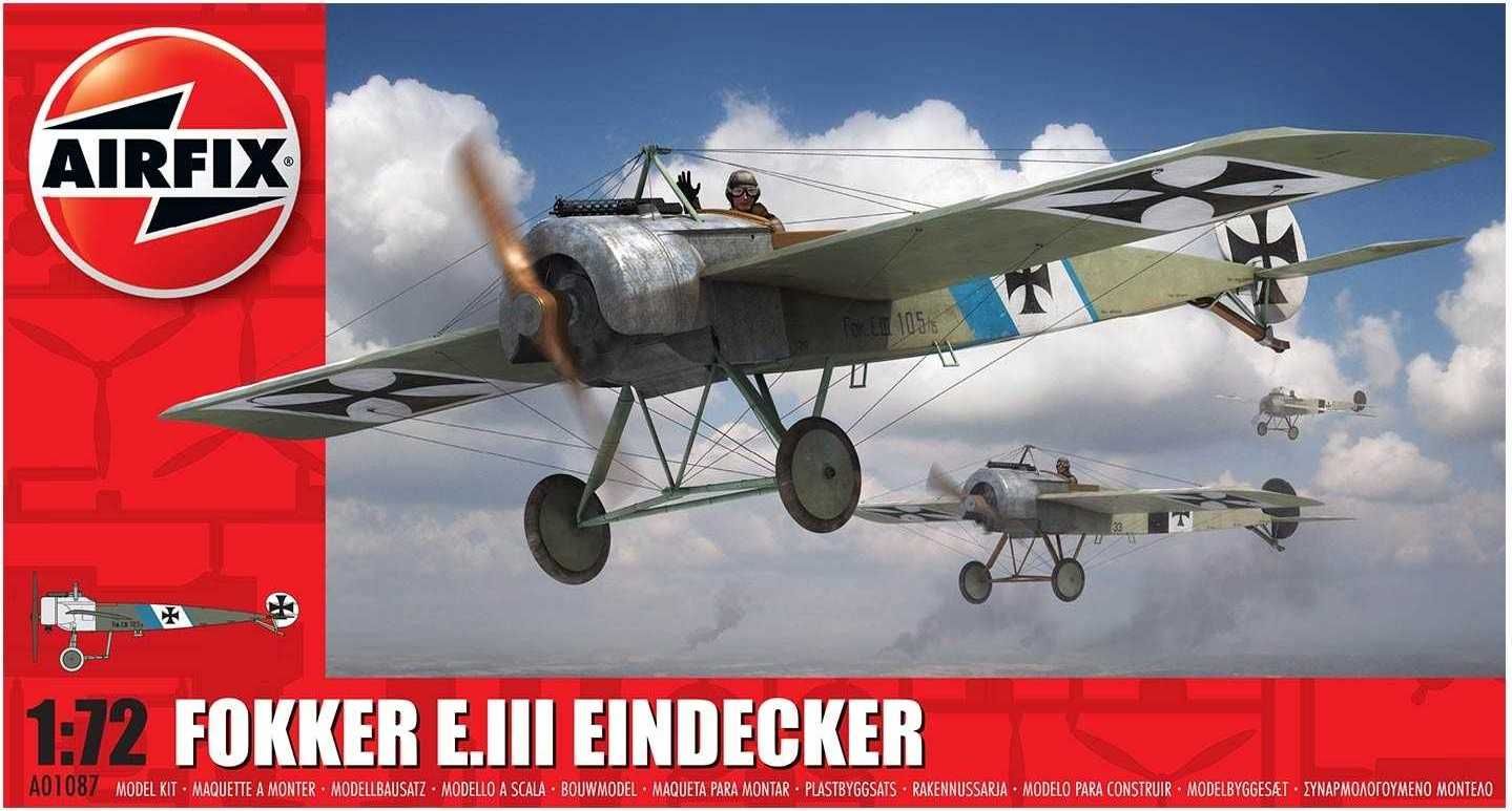 AIRFIX Classic Kit letadlo A01087 - Fokker E.III Eindecker (1:72) - obrázek 2
