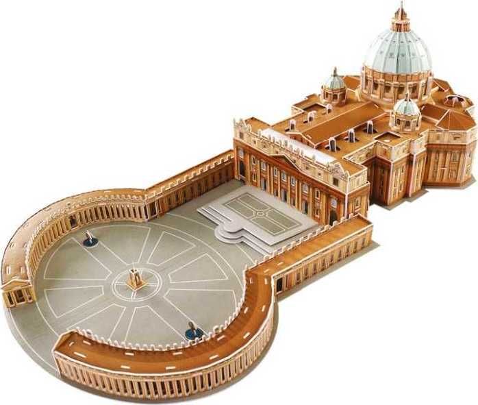 SMALL FOOT BY LEGLER Small Foot Třívrstvé pěnové 3D puzzle Bazilika svatého Petra - obrázek 1